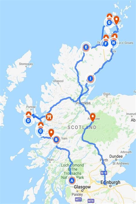 Scotland Road Trip 19 Unmissable Places For Your Itinerary With Map