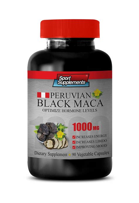 Mood And Energy Supplement Muscle Builder Peruvian Black Maca