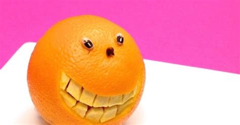 1 Sculpture De Fruit Et Légume Comment Faire Une Orange Souriante