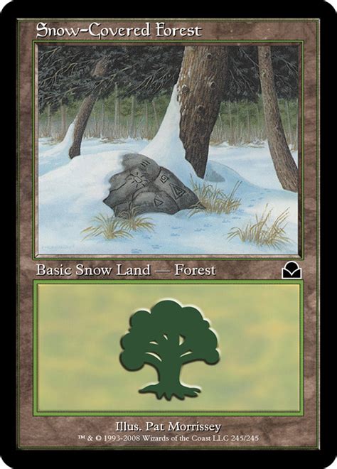 Snow Covered Forest · Masters Edition Ii Me2 245 · Scryfall Magic