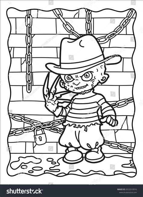 Printable Coloring Detailed Horror Coloring Pages For Vrogue Co