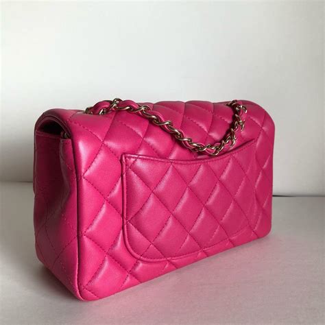 Chanel Rectangular Mini Pink Bag The Volte
