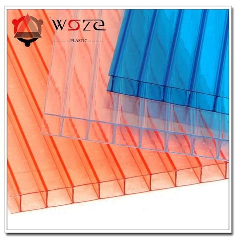 Double Layers Polycarbonate Sheet Sun Hollow Sheet For Building Material China Solid