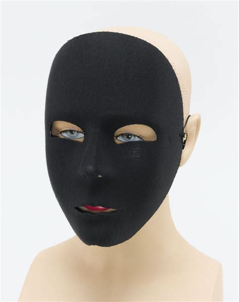 Black Face Mask Plain Fright Night Halloween Ongar Essex