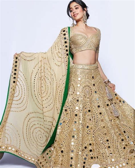 30 Glimmering Mirror Work Lehengas That Will Satisfy Your Blingy Soul