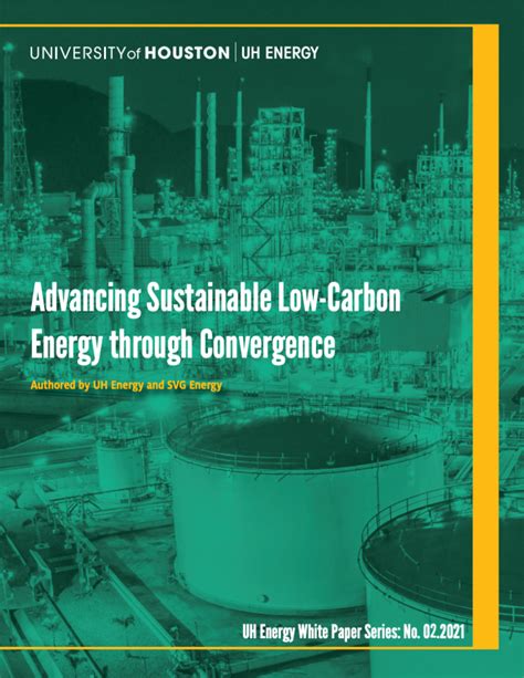 Advancing Sustainable Low Carbon Energy Through Convergence