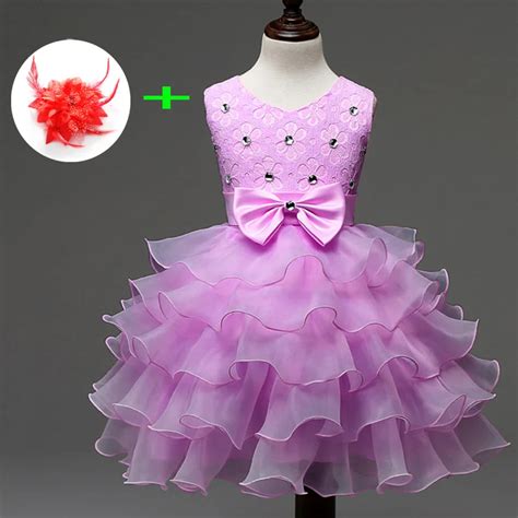 Beautiful Formal Wear For Kids Girls Birthday Clothes 0 To 8 Years