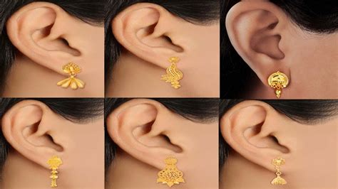 Latest Gold Earrings Designs Today Fashion Youtube