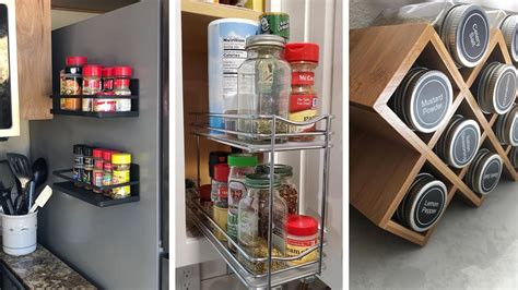 20 Brilliant Spice Rack Ideas For Your Small Kitchen Youtube