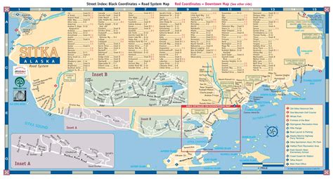Page de catégorie d'un projet (nl); 34 Map Of Sitka Alaska - Maps Database Source