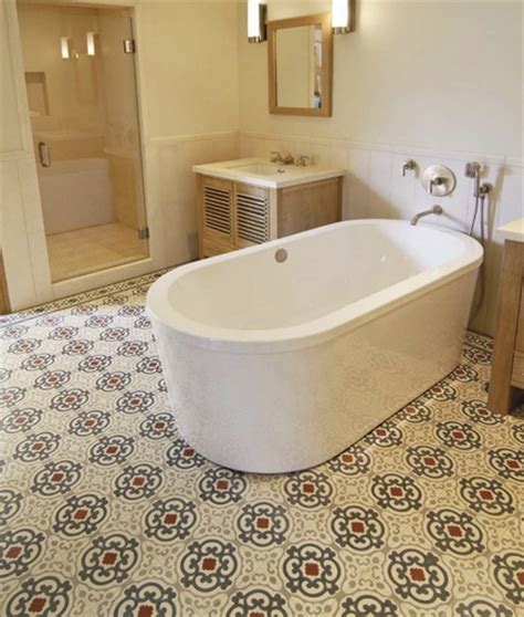 As an equally attractive and more durable alternative to traditional. Classic mosaic as vintage bathroom floor tile ideas ...