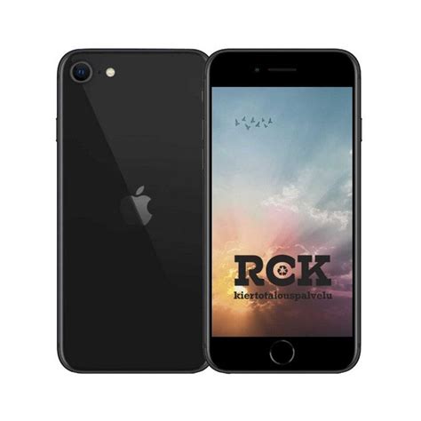 Apple Iphone Se 2020 64 Gt Tehdashuollettu Puhelin Musta Puhelimet