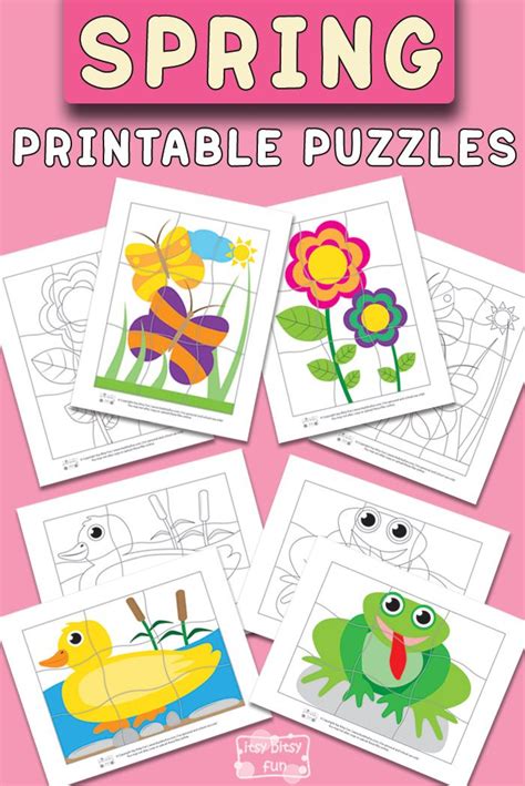 Maybe you would like to learn more about one of these? Spring Printable Puzzles for Kids - itsybitsyfun.com ...