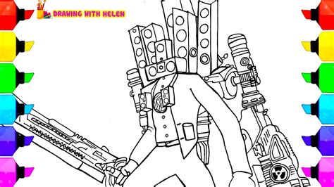 How To Draw New Mecha Titan Cameraman Upgraded From Skibidi Skibidi