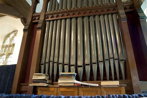 Church Organ Pipes Creative Commons Stock Image