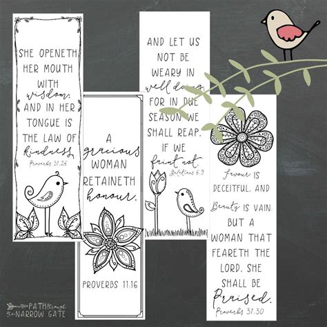 Free Double Sided Bookmark Template
