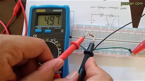Cara Mengukur Arus Dan Tegangan DC Teori Vs Eksperimen YouTube