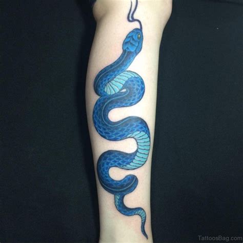 61 Wonderful Snake Tattoos On Leg