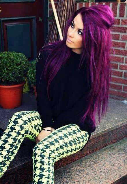 Unconventional and offbeat hair colors have been quite the rage over these past few years. Purple Hair Color Ideas - Shades Of Purple | Hairstyles ...