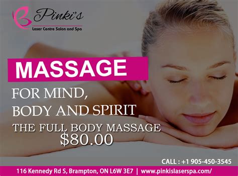 Relax Refresh And Recharge Your Self With Special Massage By Pinki S Laser Spa For Appointment