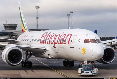 Et Atk Ethiopian Airlines Boeing 787 8 Dreamliner At Stockholm Arlanda Photo Id 812307