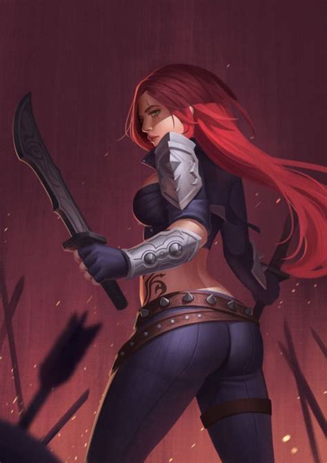 Katarina By Rumbee Katarina Lol Leagueoflegends League Of Legends Pinterest Mulher