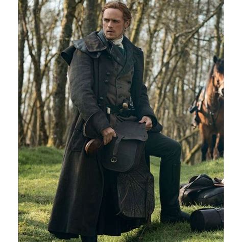 Outlander Season Sam Heughan Leather Coat Ubicaciondepersonascdmxgobmx