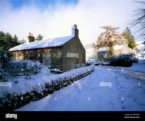 Glencree Co Wicklow Ireland Irish Snow Scenes Stock Photo Alamy