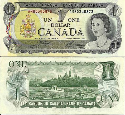June 301989 The Last Print Run Of The Dollar Bill Canadian Money