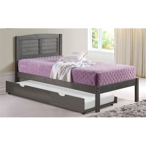 Sunside Sails Hagen Solid Wood Platform Bed With Trundle By Sunside