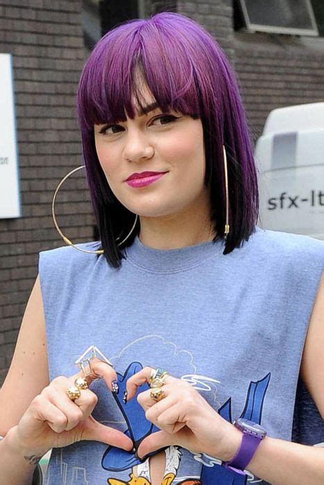Black And Purple Hair Jessie Js Purple Hair Diy Hair Color Hair
