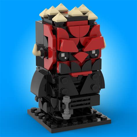 Lego Moc Custom Darth Moc Brickheadz By Custominstructions