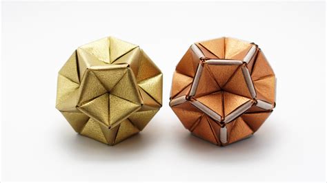 Origami Excavated Dodecahedron Jo Nakashima