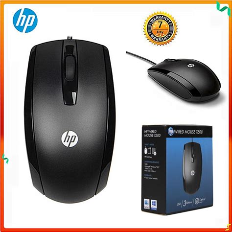 Original Hp X500 Optical Wired Usb Mouse Computer Mice For Pc Laptop