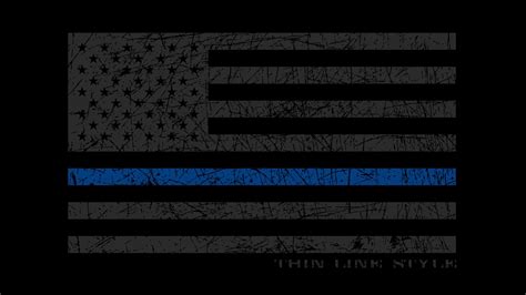 Thin Blue Line Flag Wallpapers Wallpaper Cave