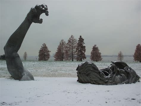 70 Foot Giant Sculpture Breaks Free From The Ground