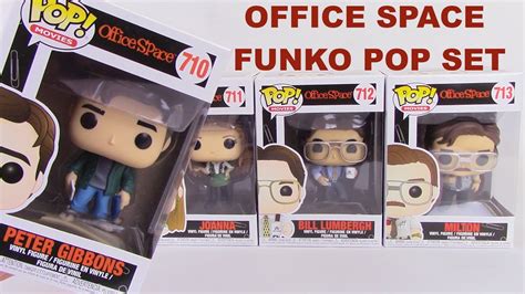 Office Space Funko Pop Vinyl Figures Set Of 4 Peter Bill Milton