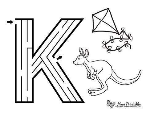 Free Printable Letter K Maze Download It At