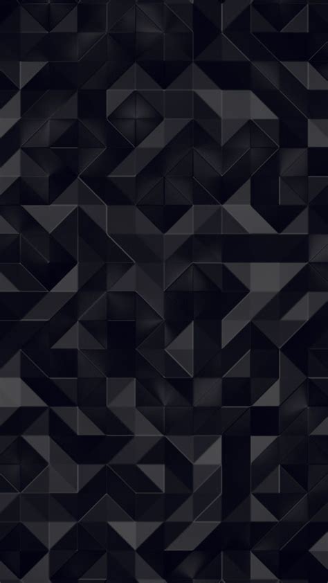 Dark Triangles Abstract Pattern 720x1280 Wallpaper Geometric