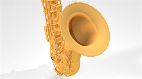3d model alto sax saxophone