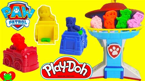 Paw Patrol Play Doh Mold Playset Youtube