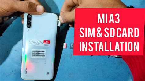 Xiaomi Redmi Mi A3 How To Install 2 Sim Card And Sd Card On Redmi A3