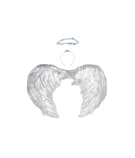 Silver Angel Wings And Headband 55cm Looksharpstore