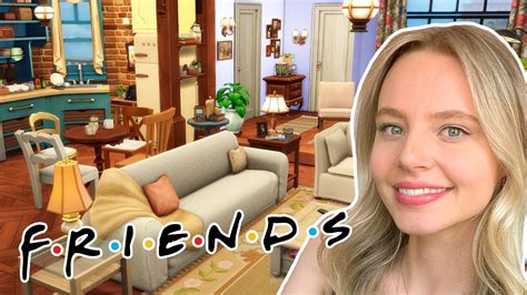 I Built Monicas Apartment From Friends In The Sims 4 Youtube