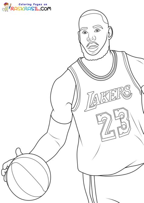 Lebron James Coloring Pages To Print