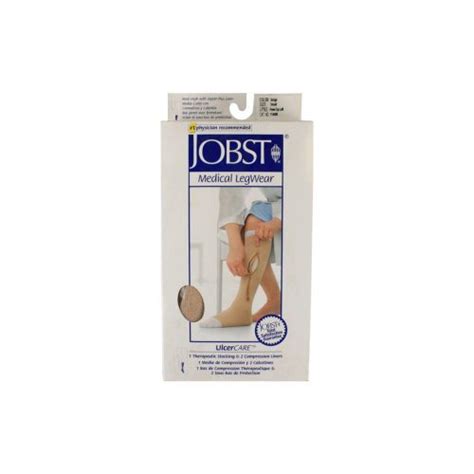 Buy Jobst Ulcercare Knee High Stocking With 2 Liners Left Side Zipper