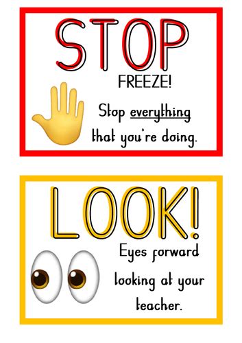 Stop Look And Listen Teaching Resources