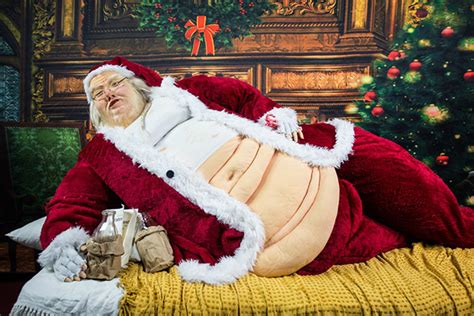 Santa The Hutt An Obese Santa Claus Sculpture Made In The Likeness Of