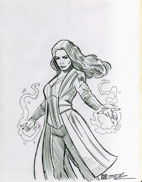 Scarlet Witch By Tim Shinn Comic Art Marvel Art Drawings Marvel Drawings Marvel Character Design