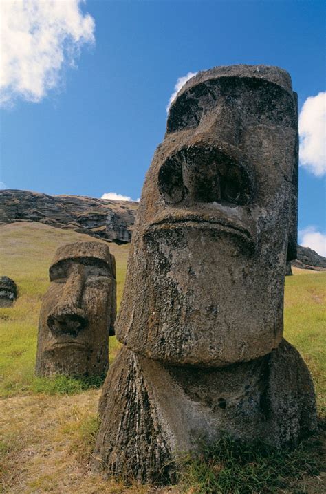 Moai Easter Island Chile Moai Easter Island Chile Stock Photo Edit